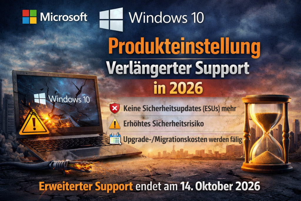 Produkteinstellung Exchange Server, Windows 10 zum 14. Oktober 2025